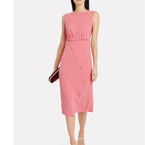 JASON WU COLLECTION Blush Pink Crinkle Midi Dress